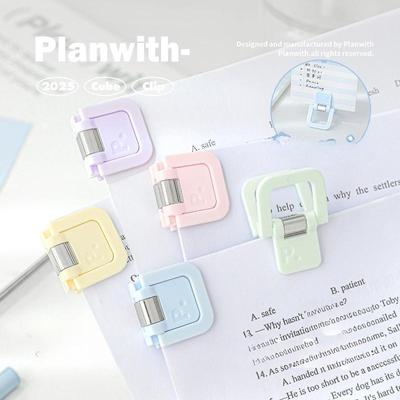 Mini Clips Suitable for Office, Cute Fastener Paper Clips with Reliable Binding, Mini Document Organizers for Notebooks