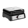 Waffle maker with 2 waffles, 1600W, stainless steel, power regulation, Teesa
