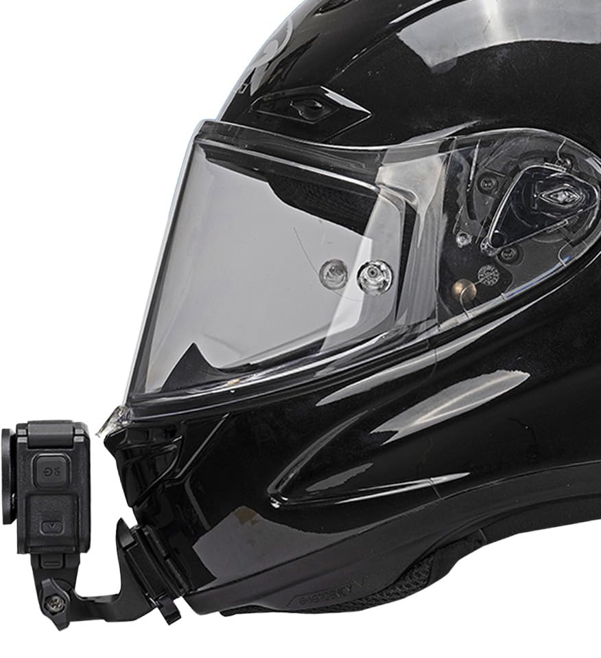 

Neino Action Camera Chin Mount for OGK Motorcycle Helmet (Nino) F-17 (GoPro, etc.) чёрный