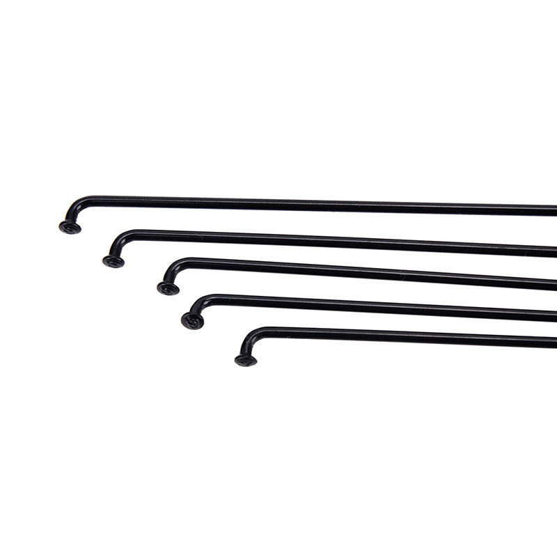 10Pcs 14G Bike Bicycle Spoke Spokes + 12Mm Nipples 170~286Mm Steel Spoke