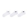 adidas Solid Color One-Point Crew Socks 3-Pair Set with Odor Control