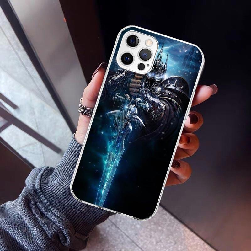

W-World Of W-Warcraft W-Wow Phone Case For iPhone 17 Air 16 15 Pro Max 14 Plus 13 Mini 12 11 Cover 7 8 SE Silicone Shell Print F iPhone 15