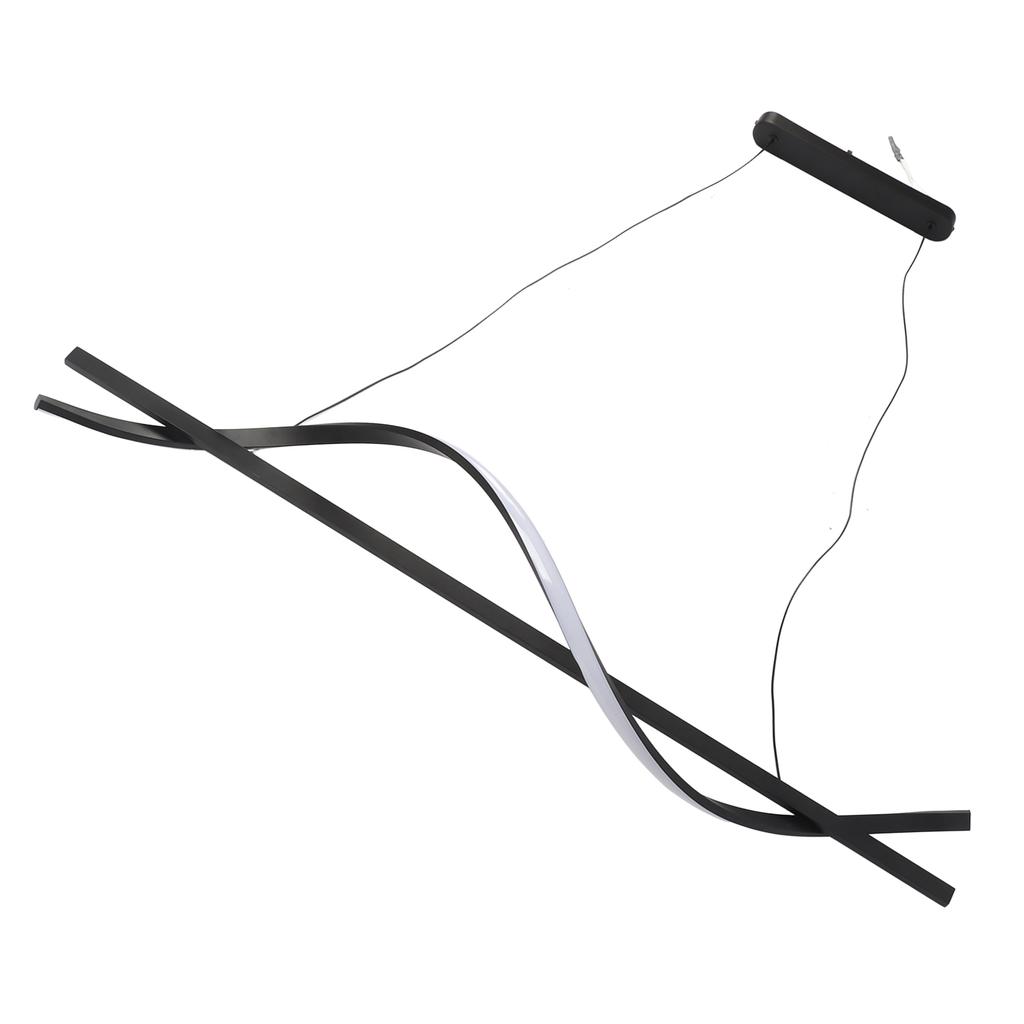 Wave LED Pendant Light With Remote Control Dimmable LED Irregular Shape Wave Chandelier for Kitchen