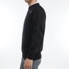 Coq Sportif Sweater Crew Neck Long Sleeve Simple Hand Washable Sporty Golf LG4FST01M BK00 [Le Golf] Men's (Black)