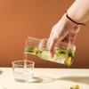 400ml/600ml Cold Hot Water Glass Pot With Glass Cup Glass Kettle Set  Beverage