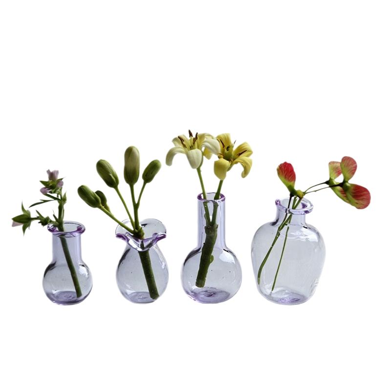 Mini Glass Vase Fridge Magnet 3D Micro Landscape Decorative Plant Pot Magnet For Refrigerator Kitchen Living Room Ornament