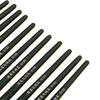 11Pcs Detail Paint Brush Set Ergonomic Handle Soft Weasel Hair Good Adsorbability Detail Brush for Line Drawing Dark