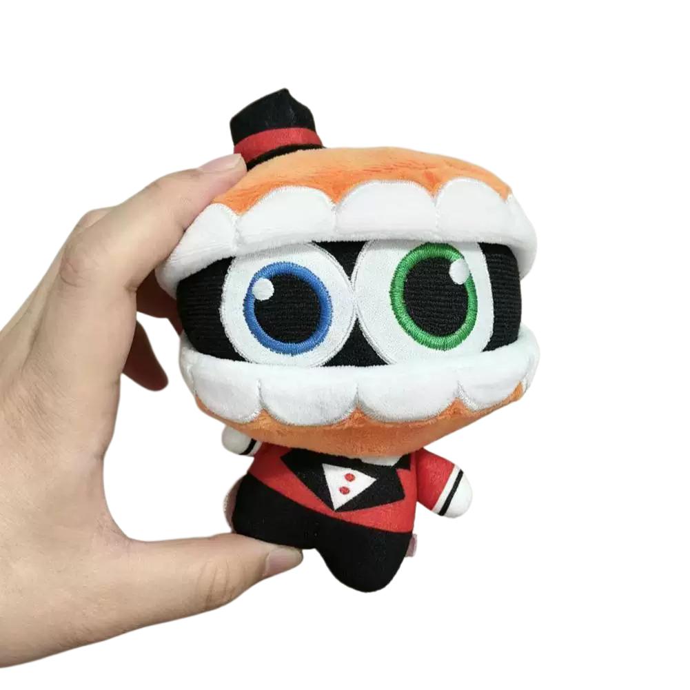Kawaii The Amazing Digital Circus Plush Keychain Set 3pcs Pomni Jax Caine Soft Mini Dolls For Fans Bag Charm And Birthday Gift