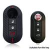 Silicone Key Case Remote Fob Car Key Cover For Peugeot Boxer For Citroen Jumper For Fiat 500 Panda Ducato 500L Punto Lancia Musa