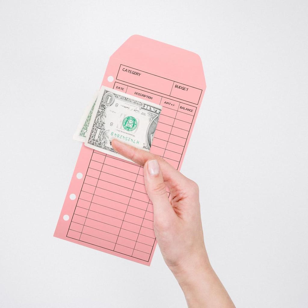12 Pcs Cash Envelopes for Budgeting Paper Money Envelopes for Cash Budget Envelope for Cash System Mixed Color