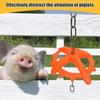Domestic Animal Bite Toy Livestock Fighting Prevention Toy Entertainment Equipment With Chain For Home Farm Consume Excess