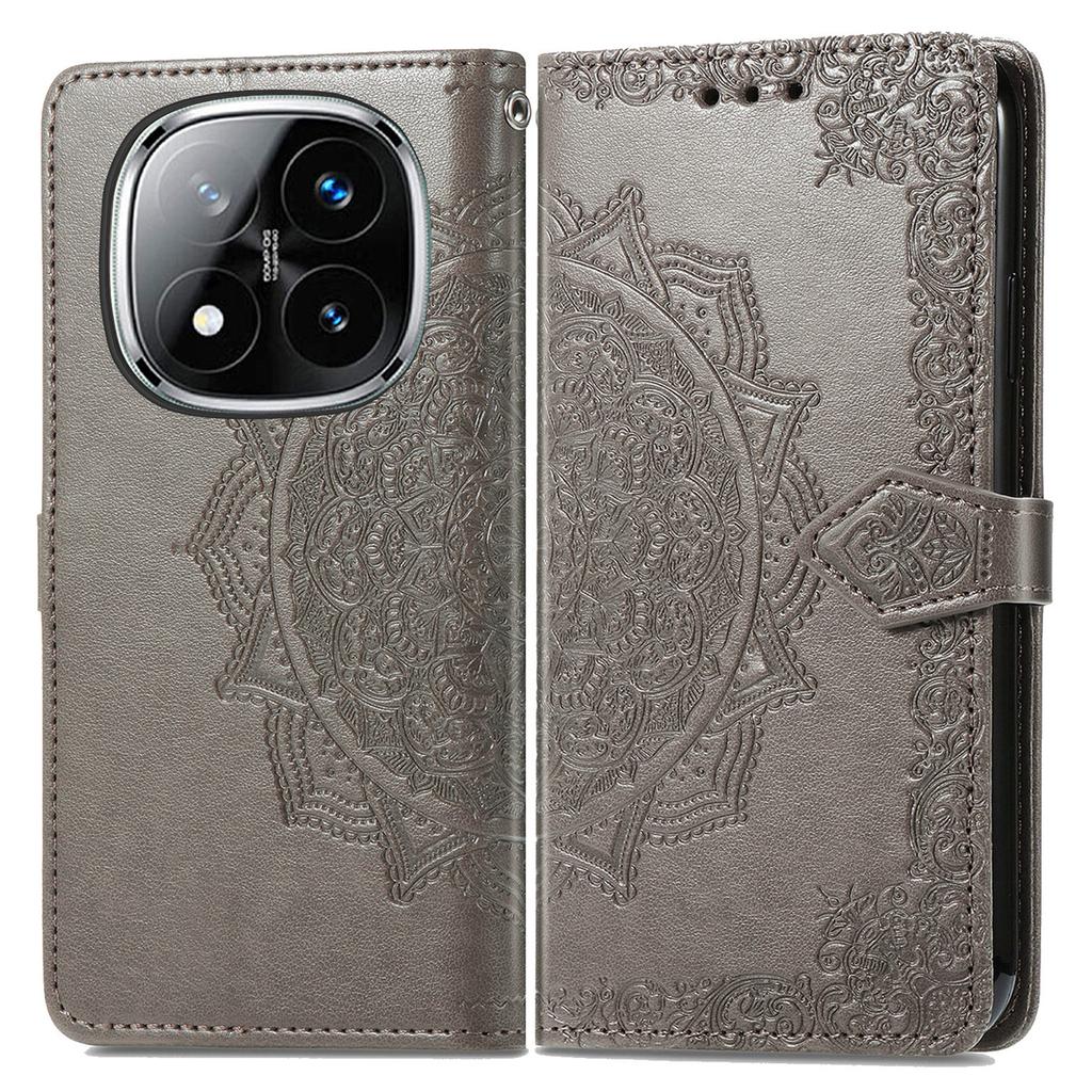 For Xiaomi Redmi Note 14 Pro+ 5G Wallet Case Mandala Flower Leather Phone Cover Stand View