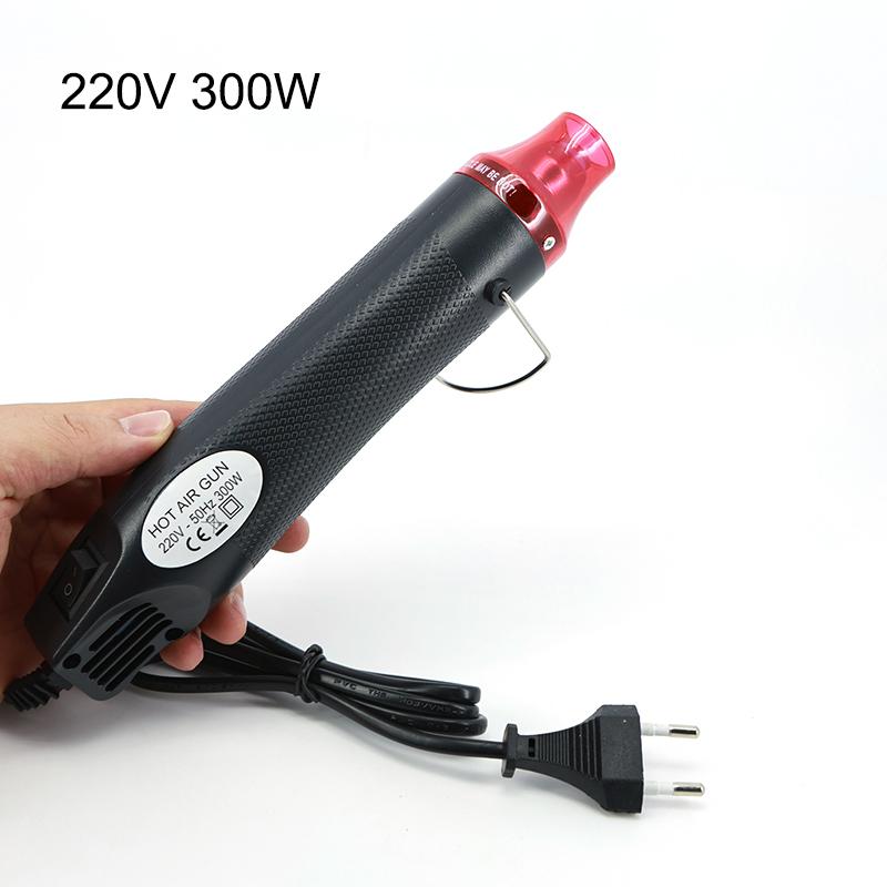 220V 300W EU Standard DIY Hot Air Heat Mobile Phone Repair Tool Hair Dryer Welding Support Seat Shrink Plastic