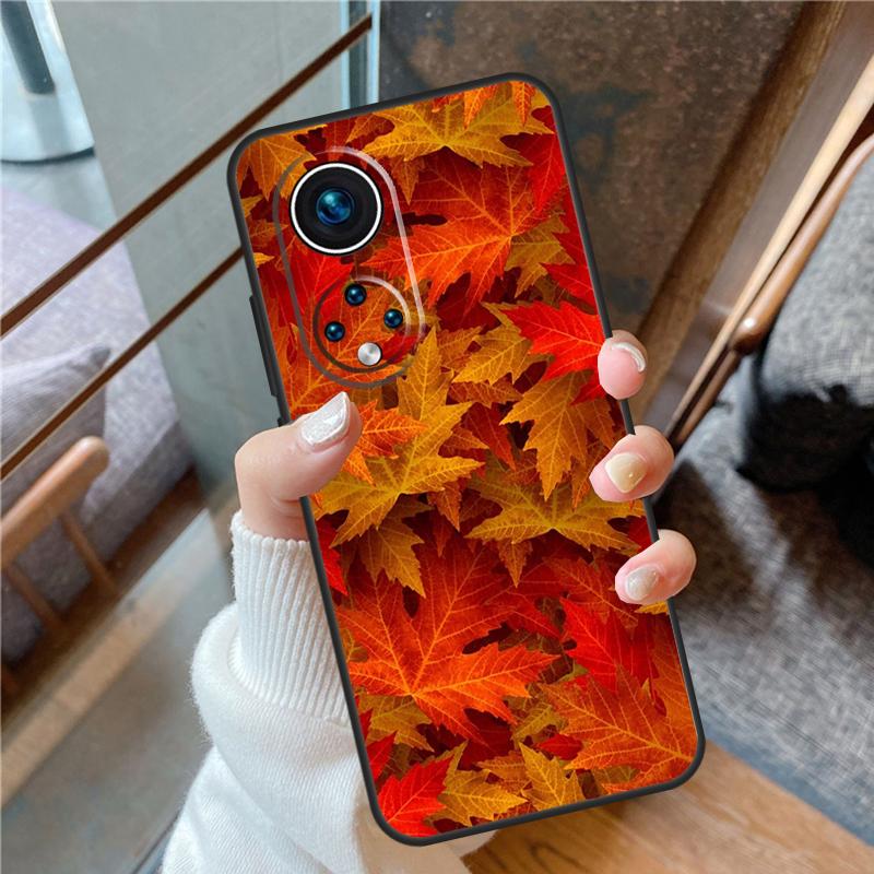 Autumn Leaves Case For Honor 90 Lite 50 70 Magic 5 Pro 8X 9X X6 X7 X8 X9 X8a X7a X6a X9b X9a Back Cover