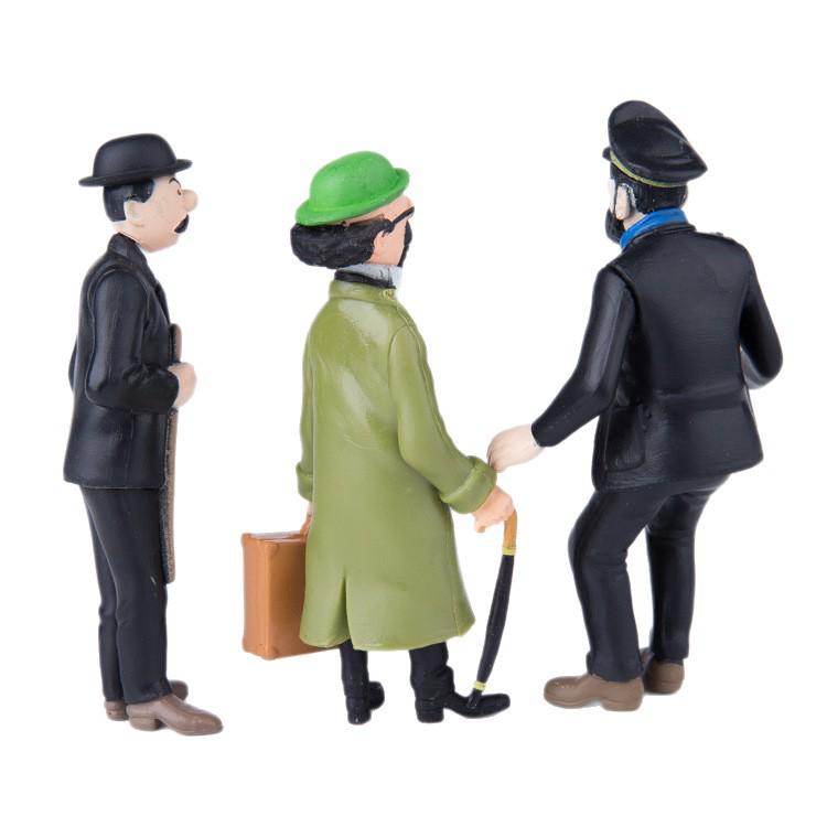Tintin Adventure Figurines Set: Hand-Painted Cake Decoration Dolls (6 Styles)
