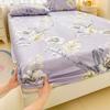 1pc Flower Printed Bed Sheet with Elastic Single/Queen/King Mattress Protector Plant Style Fitted Bed Sheets sabanas 150x190
