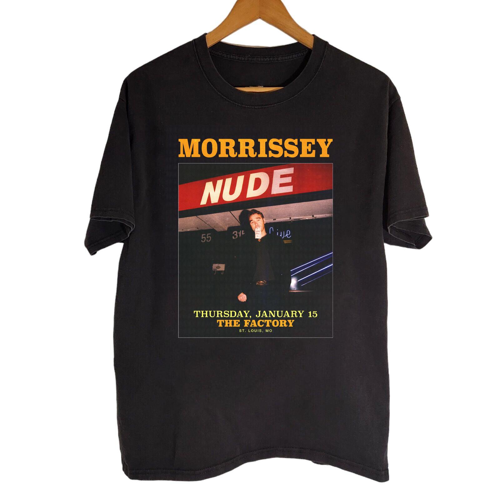 Morrissey 2026 Tour Black Cotton Shirt Full size S-5XL UB199 XXXXL