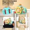 Children's Multifunctional Steering Wheel Puzzle Toy, Early Education Puzzle Sound And Light Busy Board Toy