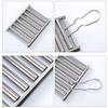 Stainless Steel Sausage Roller Rack with Comfort Handle Hot Dog Roller Grill Rack Portable Sausage Grills Holder