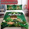 3pcs Duvet Cover Set (1*Duvet Cover + 2*Pillowcase, Without Core), Custom Name Ben 10 Cartoon Pattern Bedding Set, Home Bedroom Decor Gift