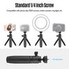 Lightweight Portable Mini Tripod Extendable Tripod Stand Handle Grip with 4 Levels of Adjustable Height for Phone