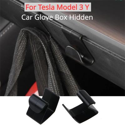 1 Par Gancho Suporte Universal para Porta-Luvas Dianteiro de Carro Compatível Para Tesla Model 3 Y Suporte de Bolsa Anti-Balanço Acessórios para Guarda-Chuva