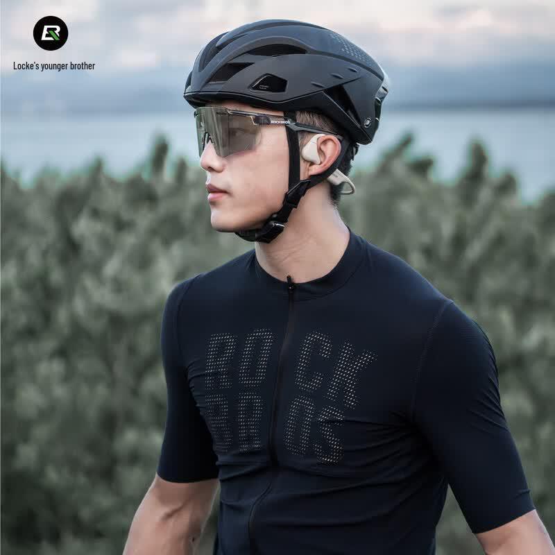 Rockbros Maglietta da ciclismo da uomo ad asciugatura rapida