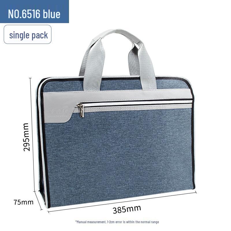 Oxford Cloth Waterproof Briefcase for Documents and Cigarettes
