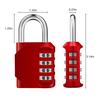 New Combination Lock 4 Digit Anti Rust Padlock Set Weatherproof Padlock Gate Outdoor Storage Lock