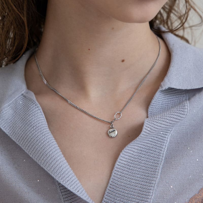 

MERRYMOTIVE Birth stone pendant mix chain necklace (12type) 7