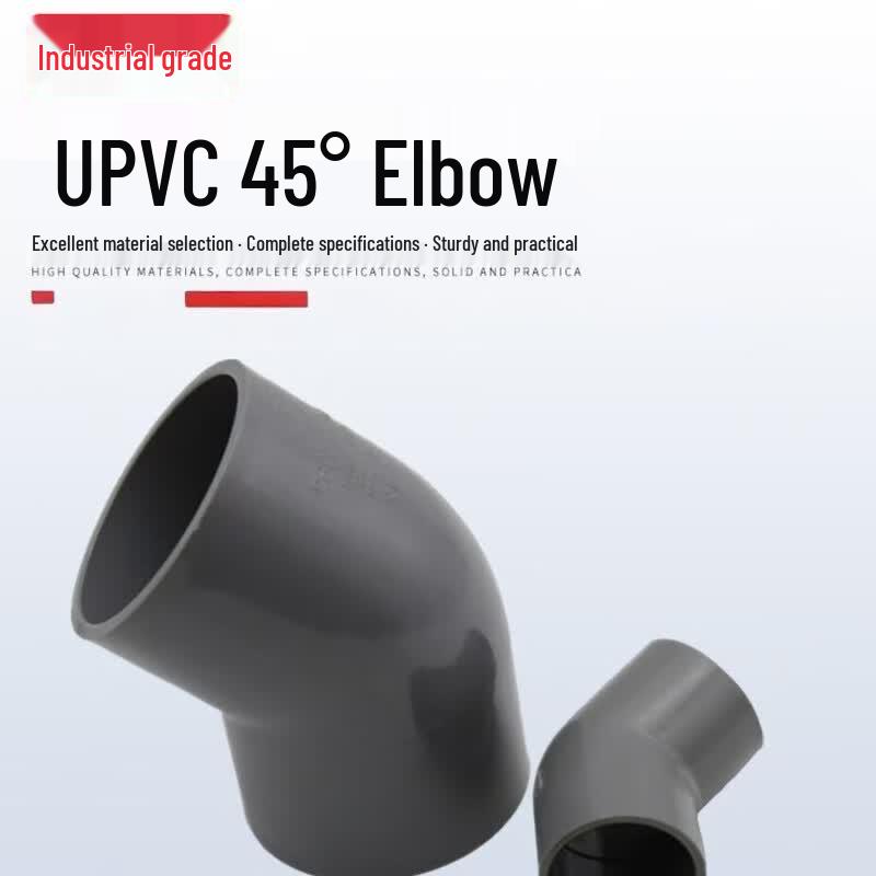 UPVC Industrial 45-Degree Elbow