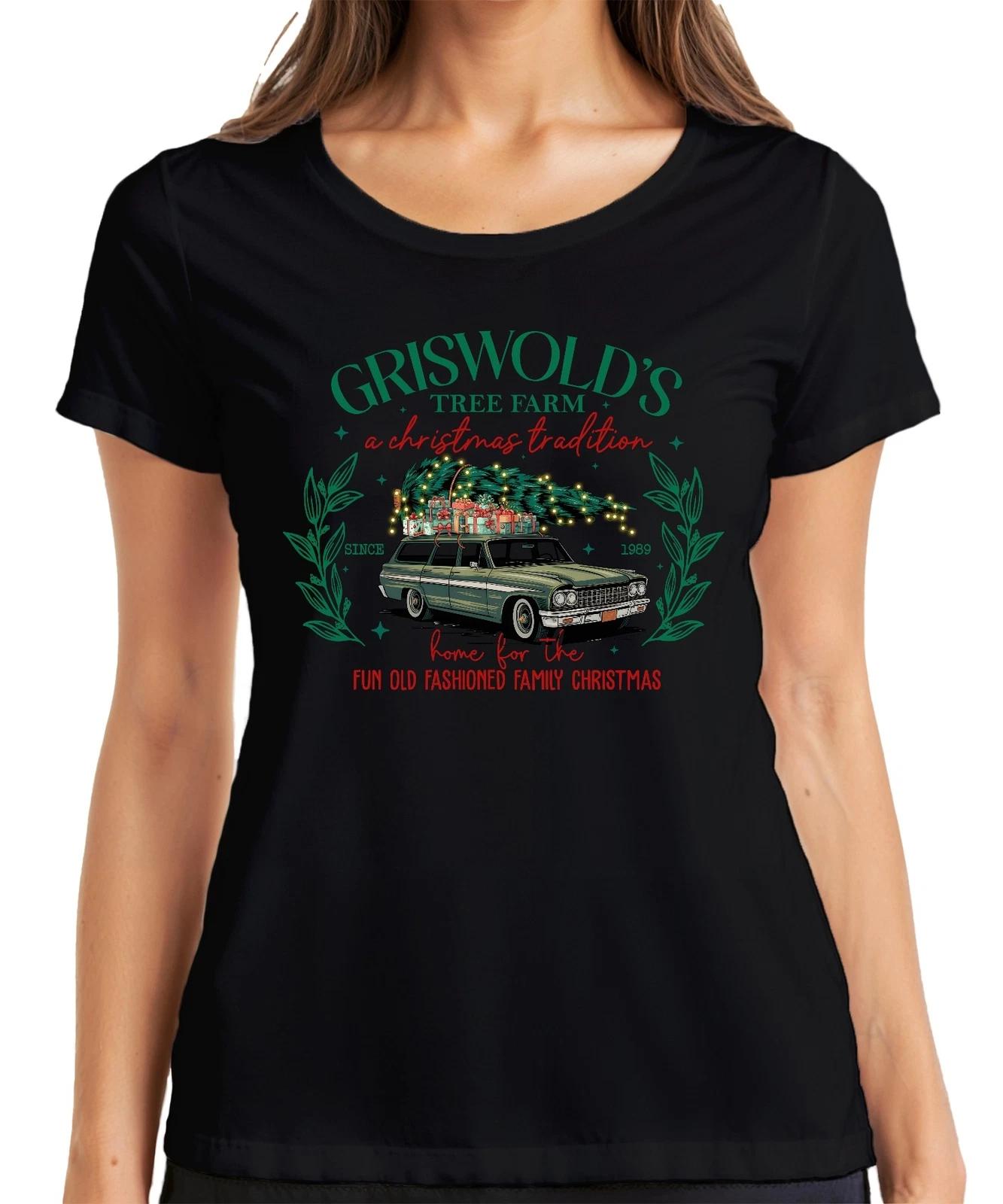 Griswold s Tree Farm Christmas Tradition - Weihnachten Xmas Damen T-Shirt XS