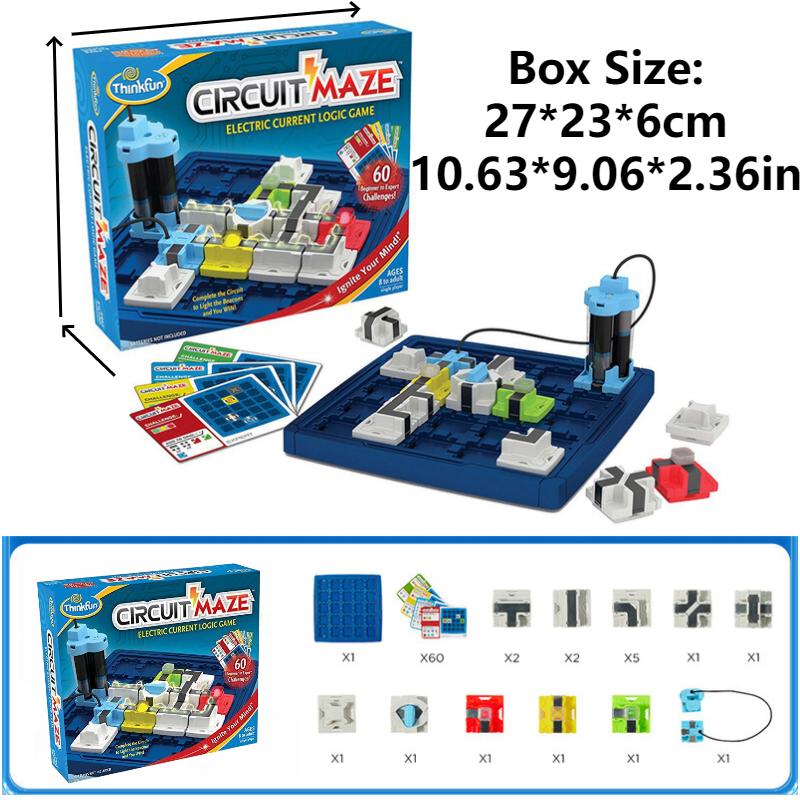 

Maze Thinkfun Circuit Electric Current Challenge Logic Brain Games Kids Toy Gift