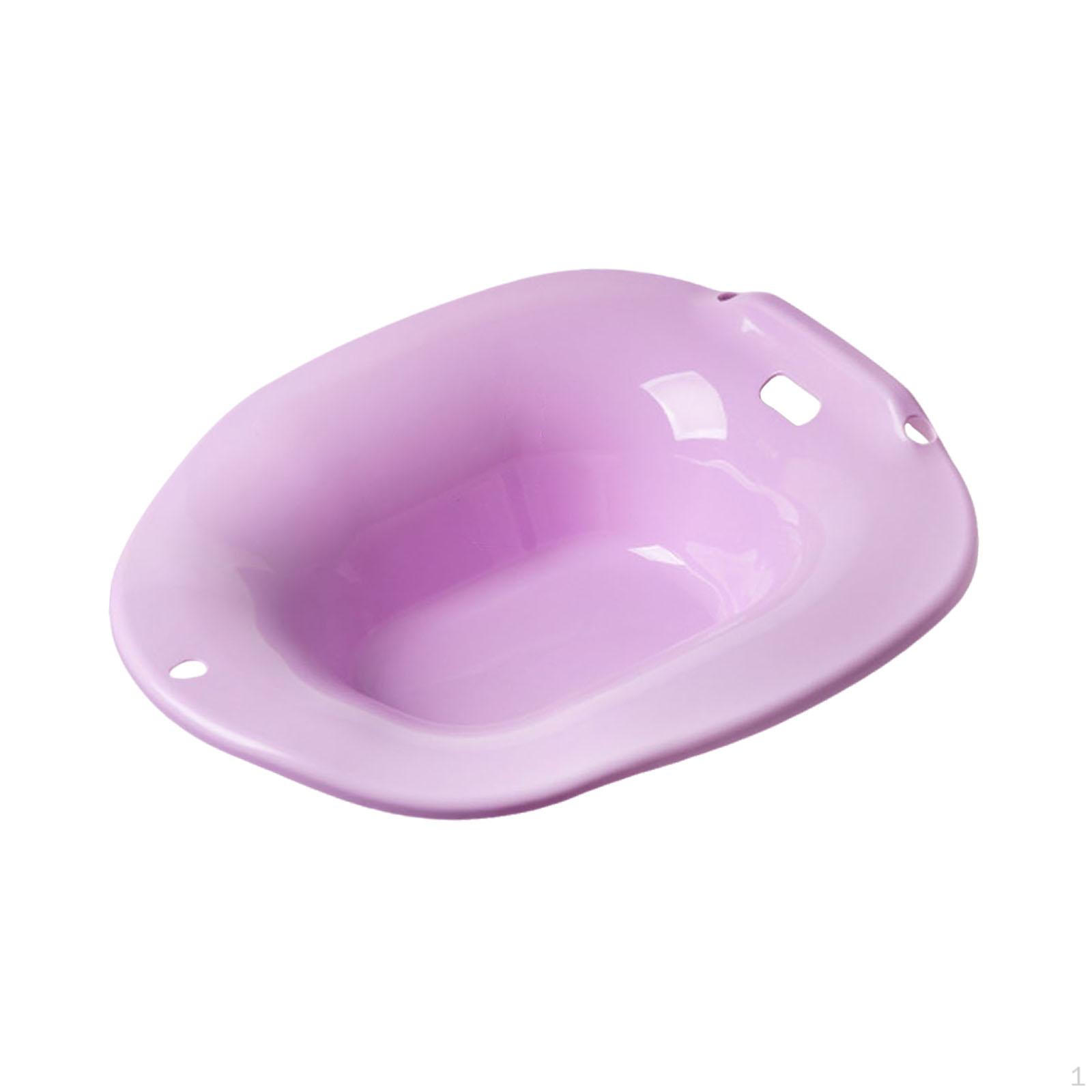 

Сидячая ванна для сиденья унитаза Многофункциональная Широкая Портативная над Purple pp