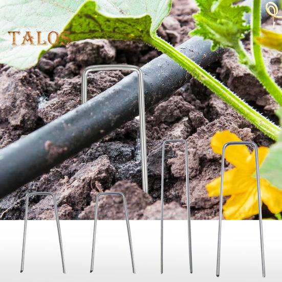 

Штапель для ландшафтного дизайна, садовый кол, нержавеющий, устойчивый к коррозии, дизайн с острыми концами, простая установка, прочный кол для защиты от сорняков L