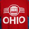 Vintage 90s OHIO TROLLEY BUS PUBLIC TRANSPORTATION T-Shirt XL Single Stitch