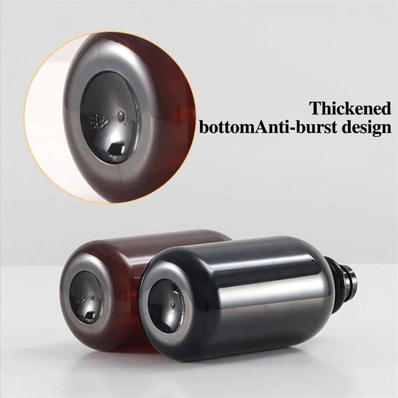 300ml Soap Pump Dispenser Bathroom Shampoo Shower Gel Wood Pump Empty Bottle Kitchen Refillable Hand Soap Lotion Container