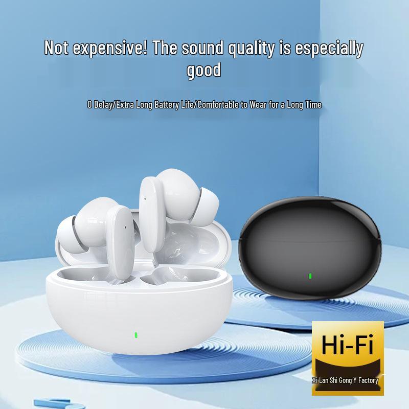 Premium In-Ear Bluetooth Earphones with Noise Cancellation & Extended Battery Life, Compatible with Android & Xiaomi
