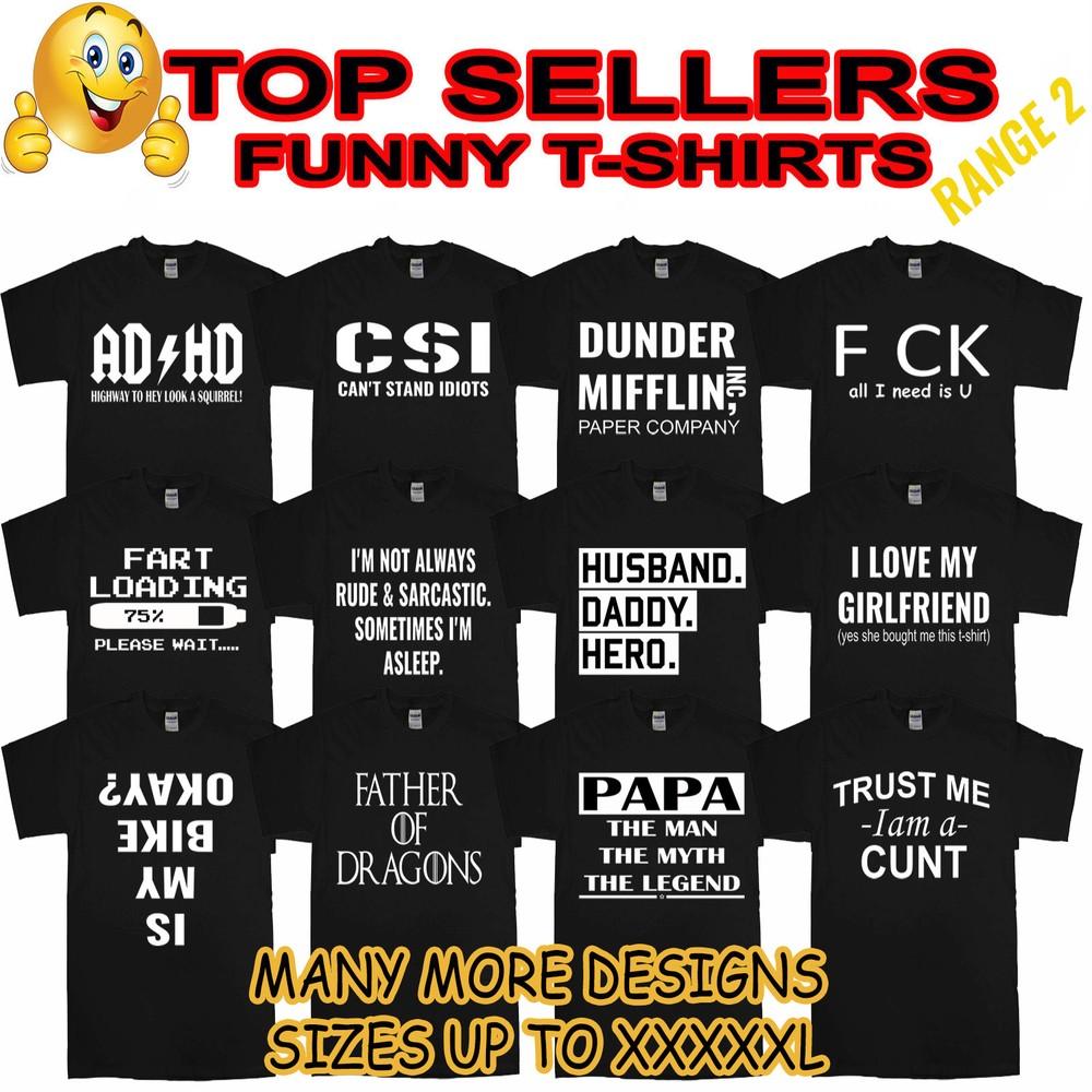

Funny Mens T-shirts novelty t shirts joke clothing birthday Party T-shirt gift XL