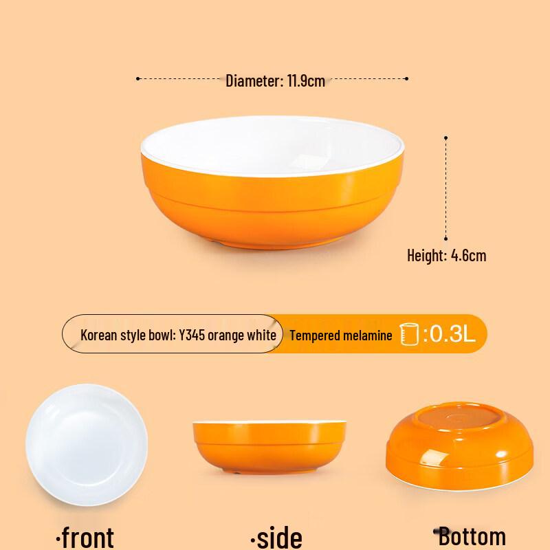 Commercial Extra Thick Melamine Multi-Purpose Bowl