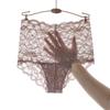 Women's Sexy Lace Panties High Waist Transparent Underwear Briefs for Women Breathable Girls Underwear Female Underpants Solid Color Lingerie
