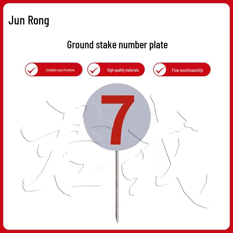 Ground Stake Numbered Field Markers