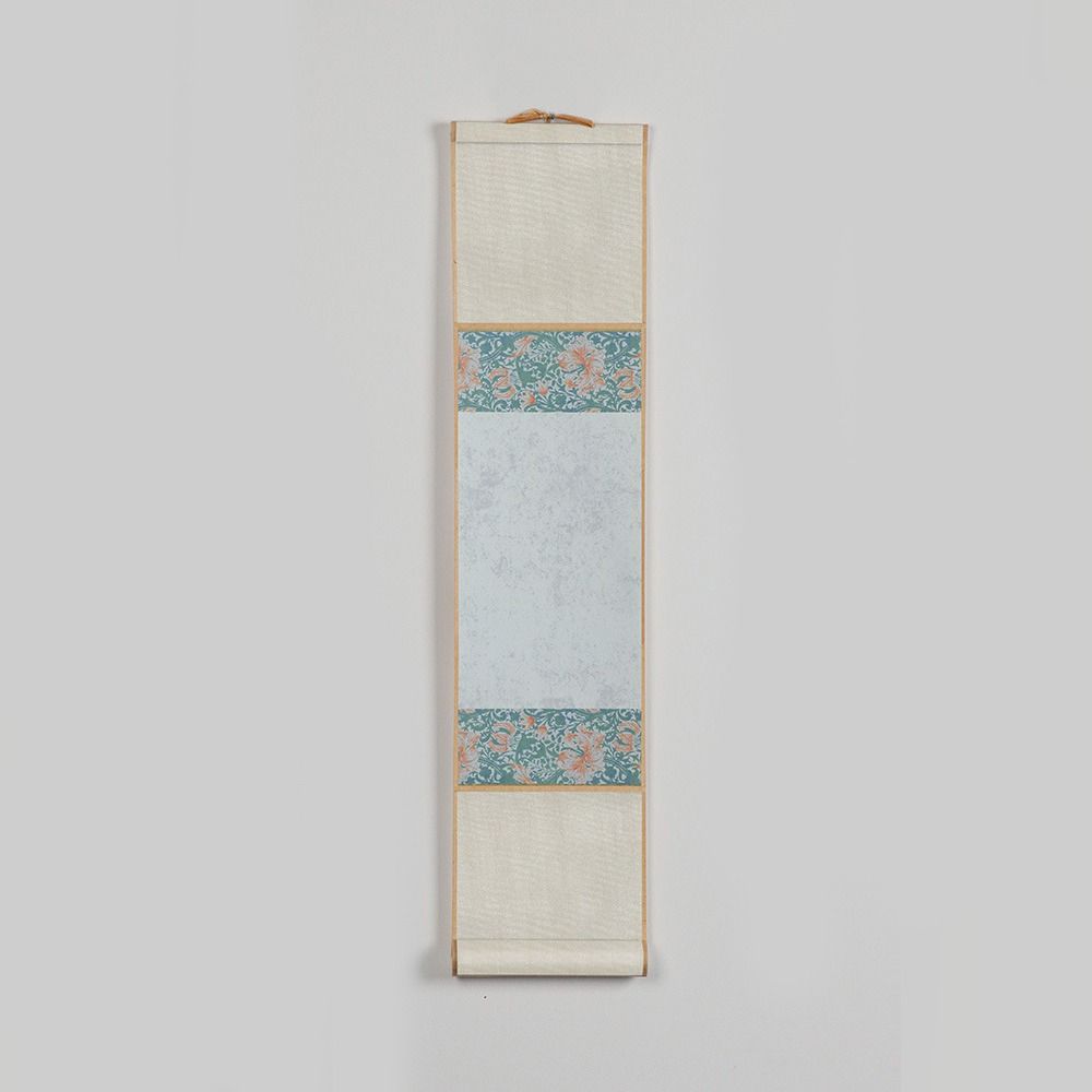 Blank Hanging Scroll Mini Blank Trumpet Scroll Calligraphy Mounting Scroll  Teahouse