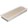 Vent Cover 17x49 Cream with Blinds