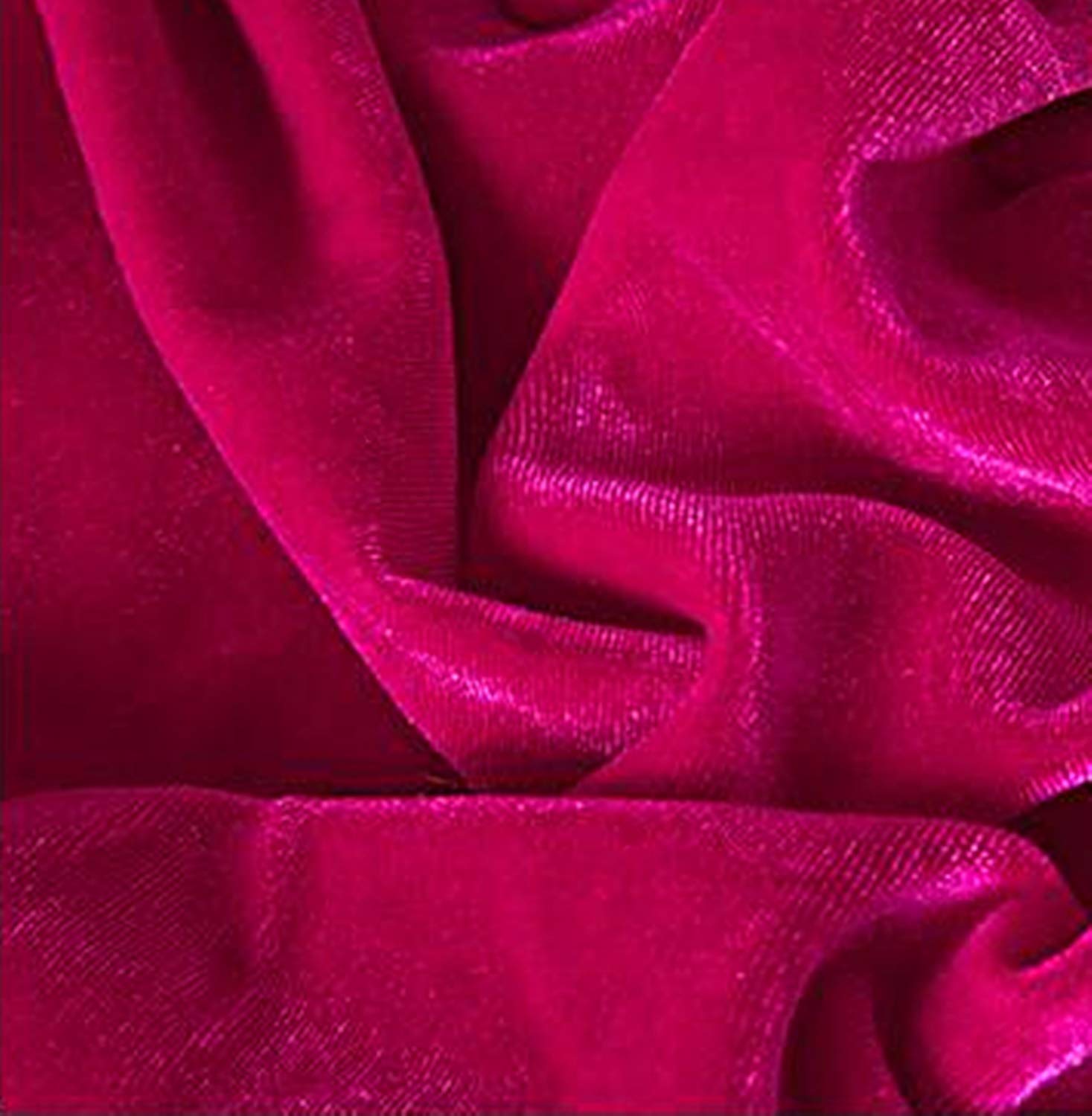 

moonfarm Премиальный велюр 16 цветов 2м х Широкая ткань, В наличии, 1,5м (Вишнево-розовый)