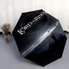 1pc The Lord of the Rings: The Two Towers Automatic Folding Umbrella - Compact 8-Rib Design, Durable Plastic & Iron1059L