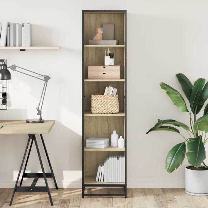 VidaXL Bookcase Sonoma Oak 40x35x170.5 Cm Engineered Wood, Bookcase, Room Divider, Divider, Cabinet of 849140