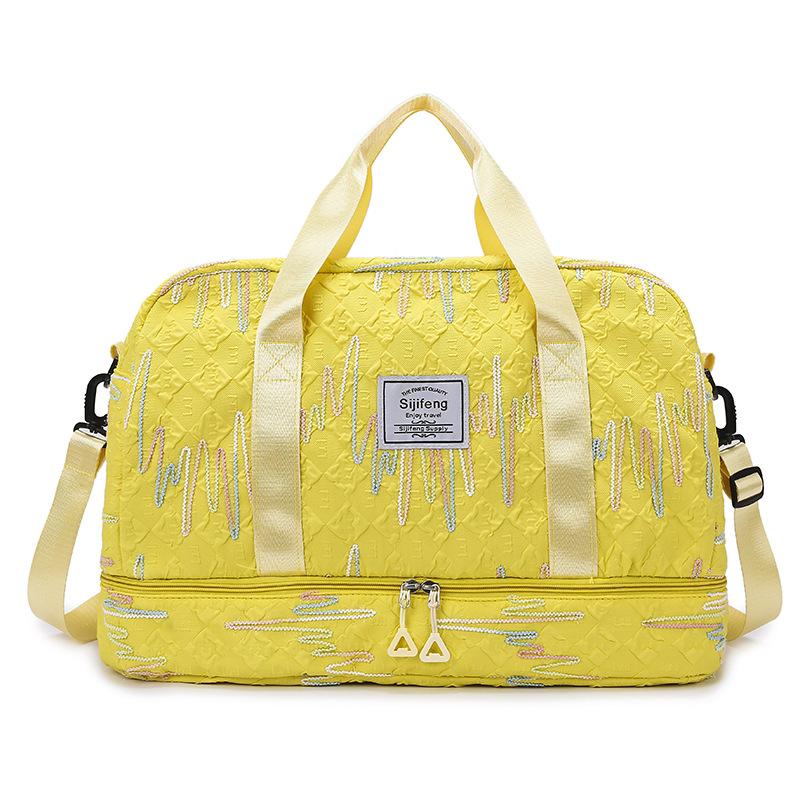 Independent shoe warehouse Oxford cloth travel bag large capacity trendy casual handbag new sports fitness bag women