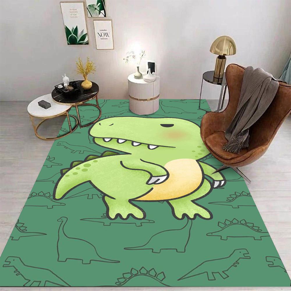 Cartoon Dinosaur Carpet Cartoon Living Room Bedroom Kitchen Sofa Table Balcony Rug Washable Mat Exquisite Home Ornaments