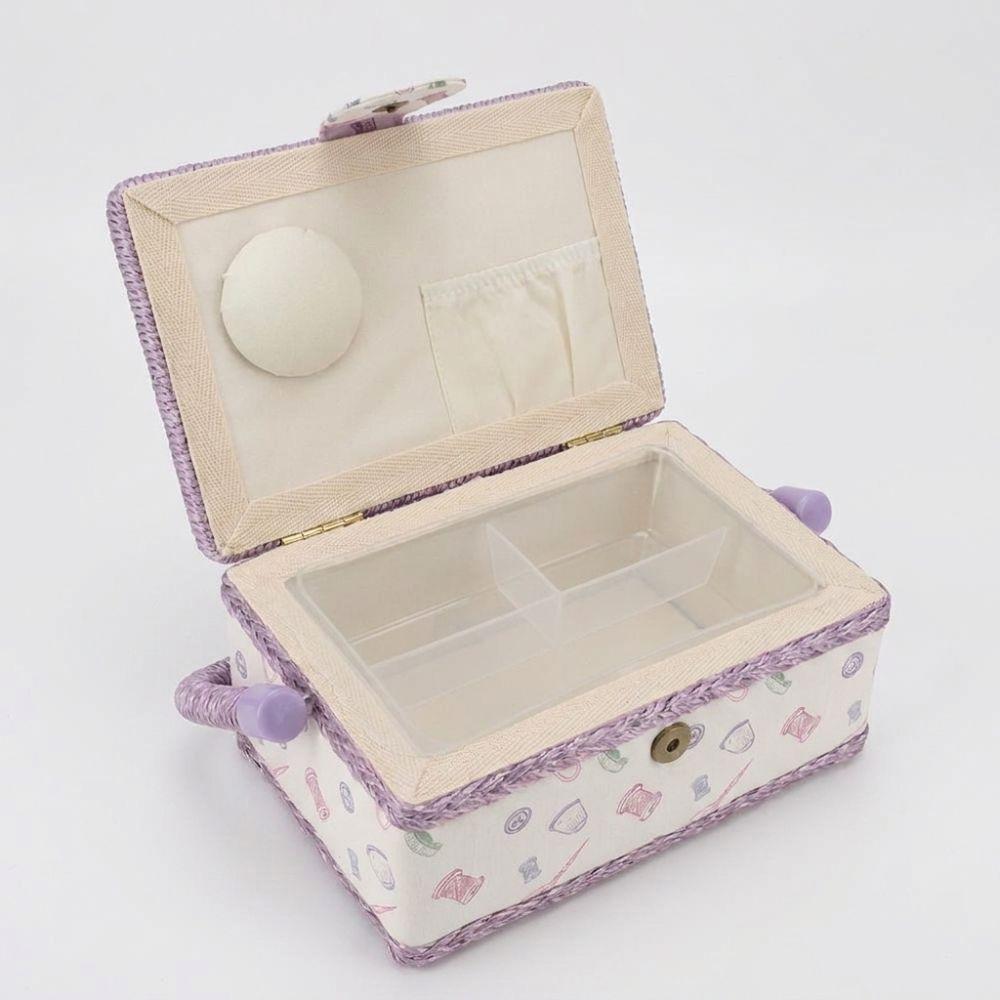 Print Design Sewing Basket Mending Storage Sewing Kit Tools Sewing Organizer Box Household Storage